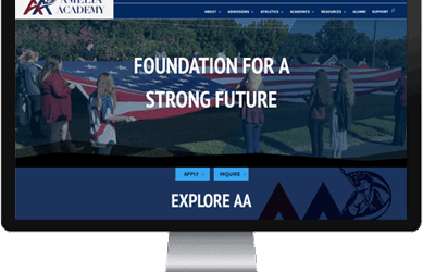 NEW CLIENT WEBSITE LAUNCH – AMELIA ACADEMY