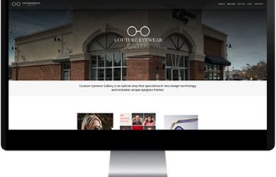 NEW WEBSITE LAUNCH – COUTURE EYEWEAR GALLERY